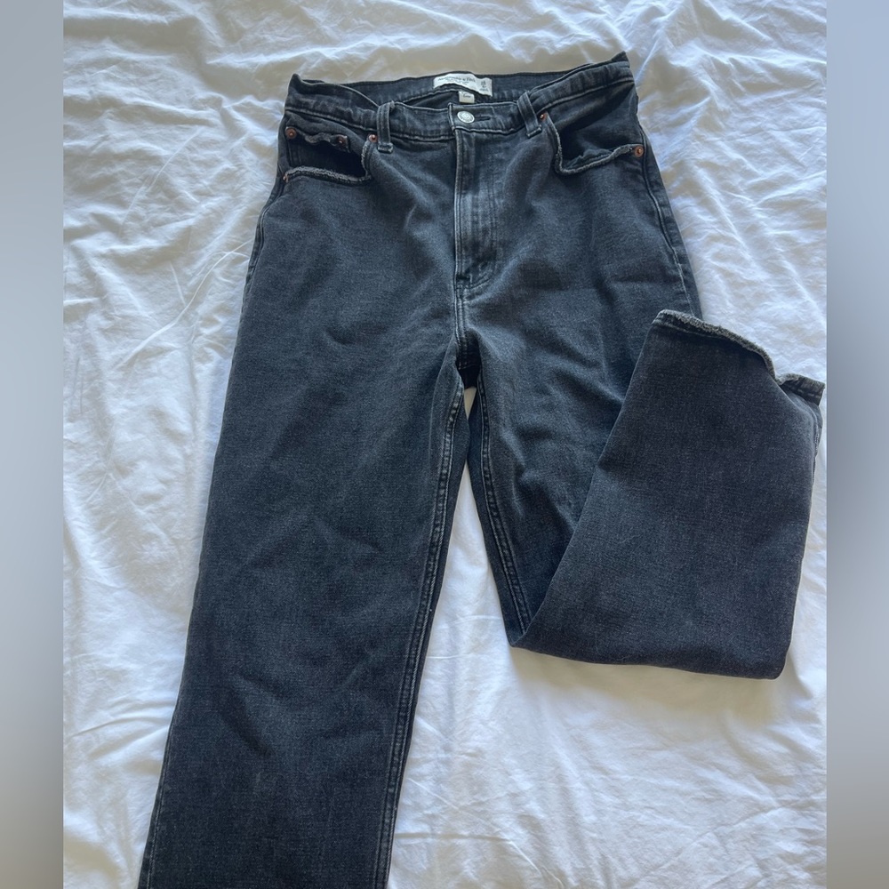 Black Abercrombie Curve Love Jeans